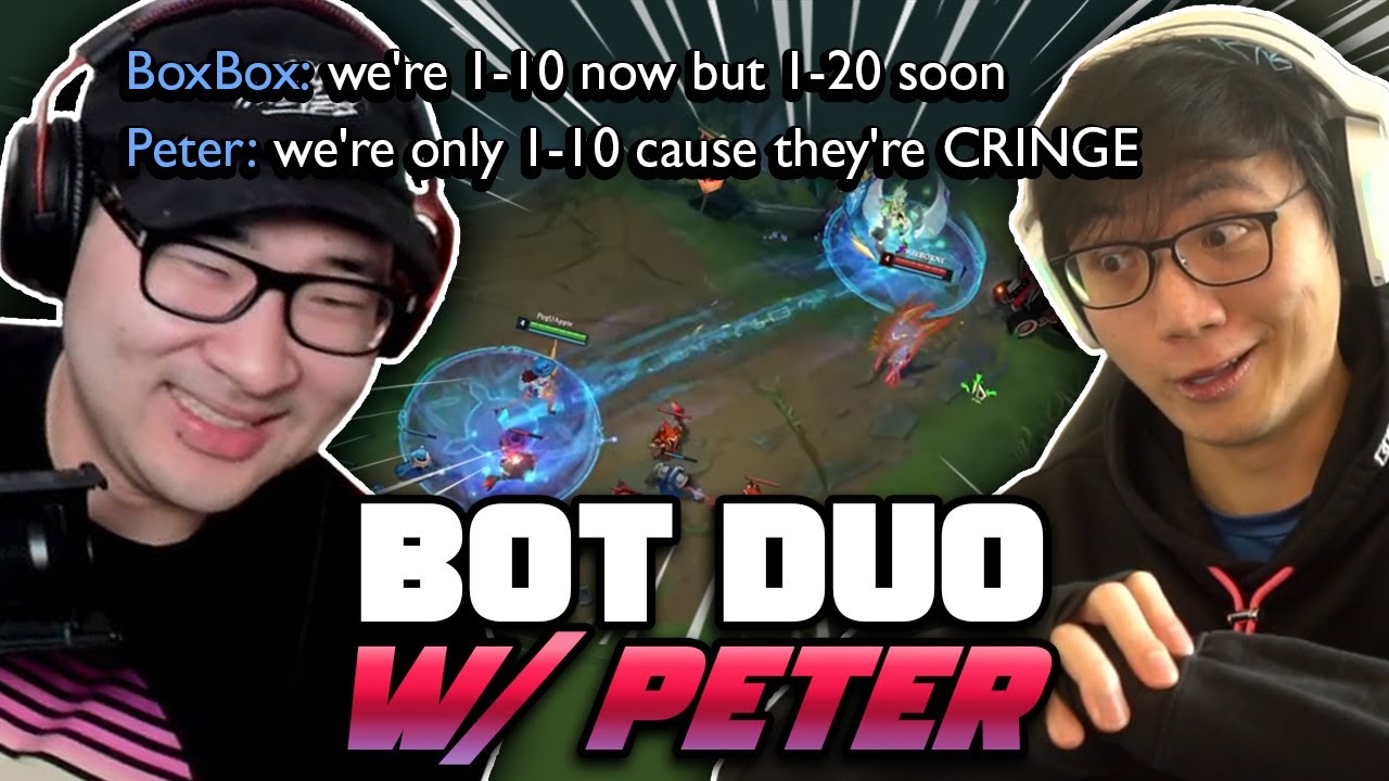 I teach PeterparkTV how to DOMINATE bot lane