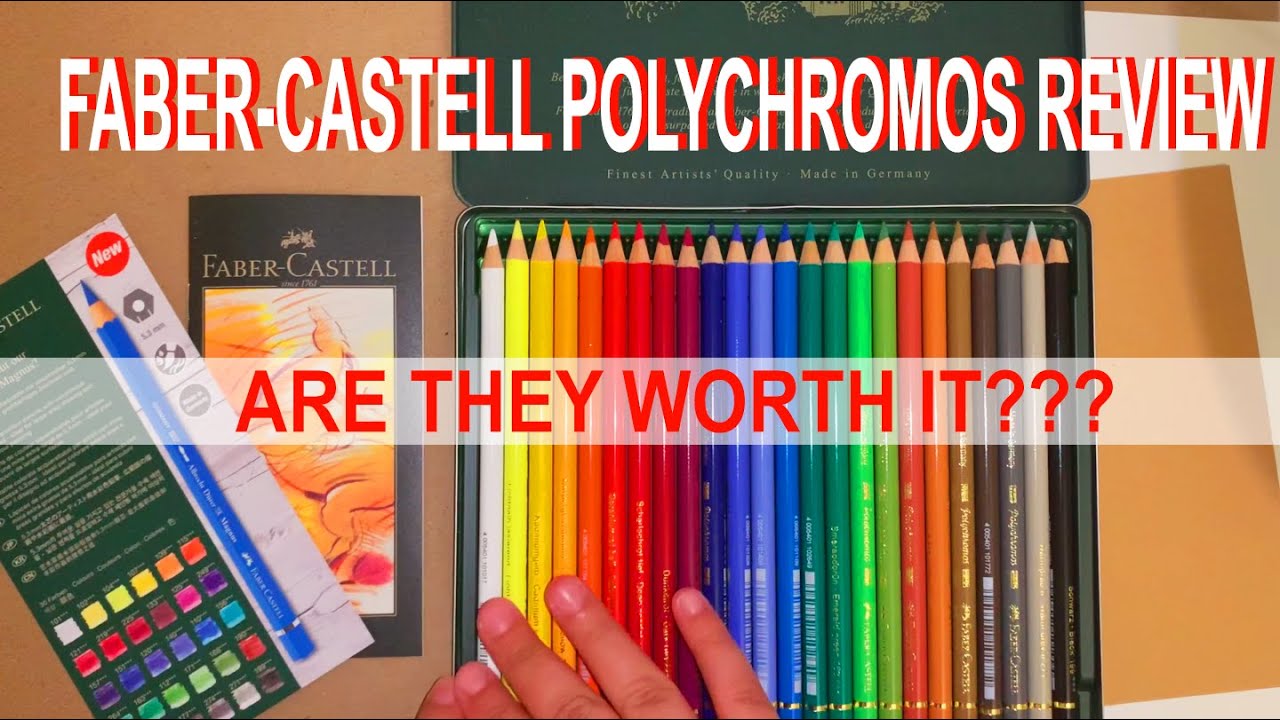 FABER-CASTELL POLYCHROMOS COLORED PENCILS REVIEW | ART SUPPLY REVIEW | KIKI ARTS