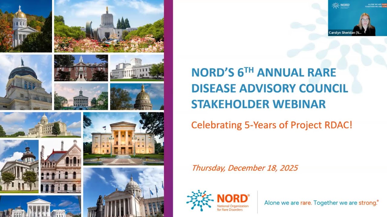 NORD®'s 2025 Rare Disease Advisory Council Stakeholders Webinar