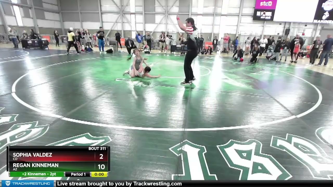 65 Lbs Quarterfinal - Sophia Valdez, CO Vs Regan Kinneman, AZ 801f
