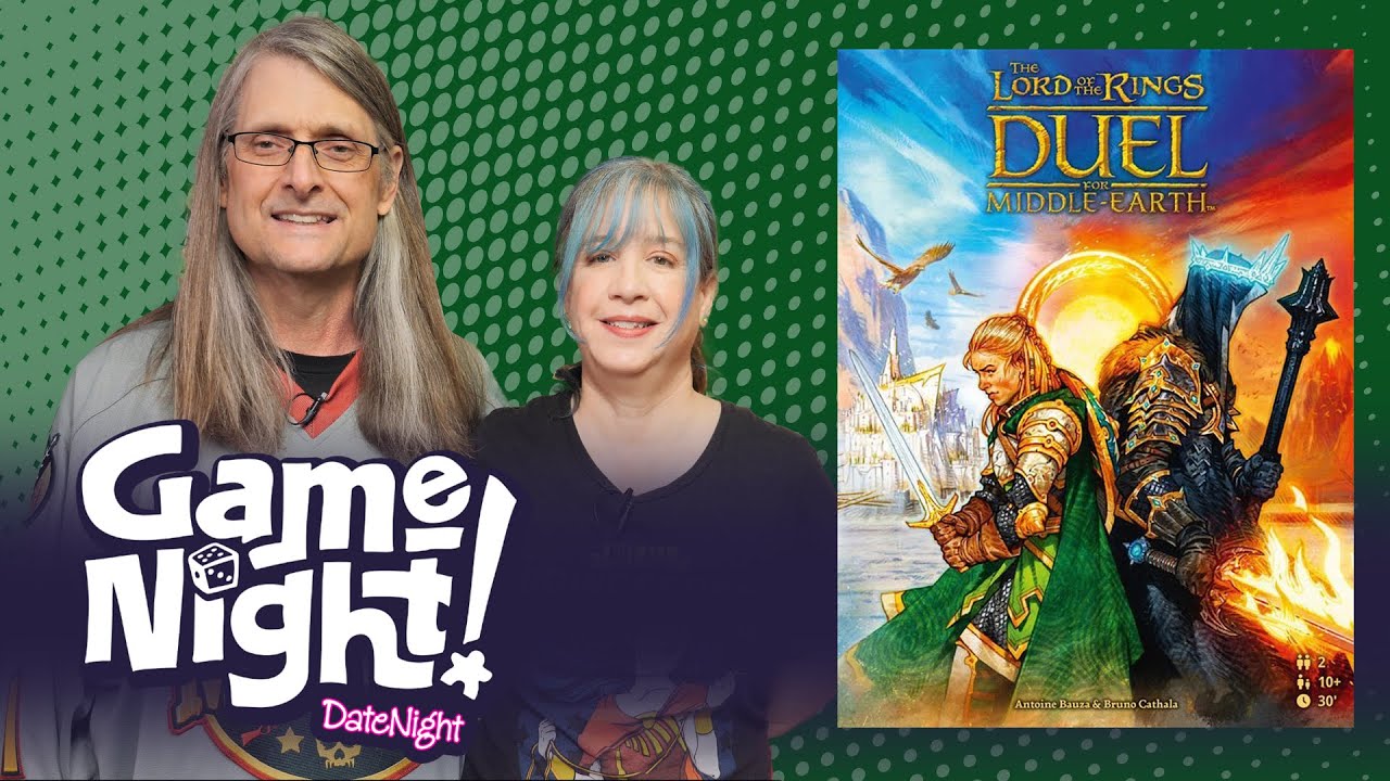 Lord of the Rings: Duel for Middle-earth - GameNight! DateNight! Se2 Ep11 How to Play & Playthrough