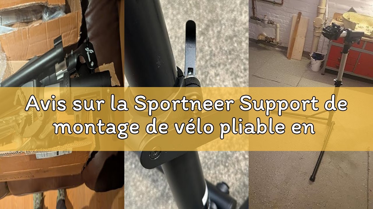Avis sur la Sportneer Support de montage de vélo pliable en aluminium pour réparation de vélo, jusqu