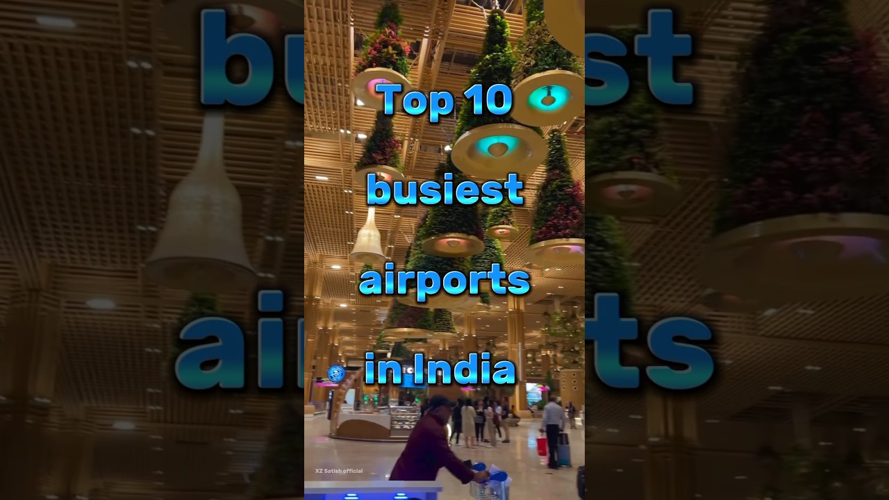 Top 10 busiest Airports in India #top10 #top10facts #airport #bengaluru #trending #trendingshorts