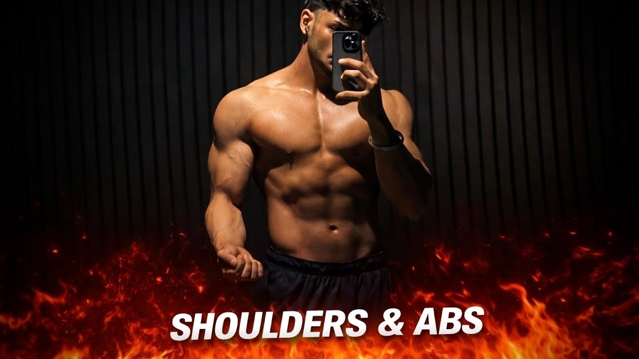 Day 3 | Shoulders & Abs Workout | 4 Day Split | Part - 1