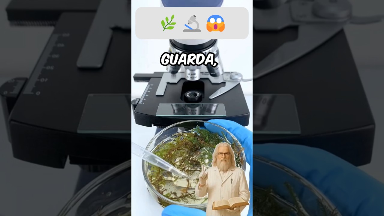 MUSCHIO al microscopio... UNA MINI GIUNGLA NASCOSTA! 🌿🔬😱