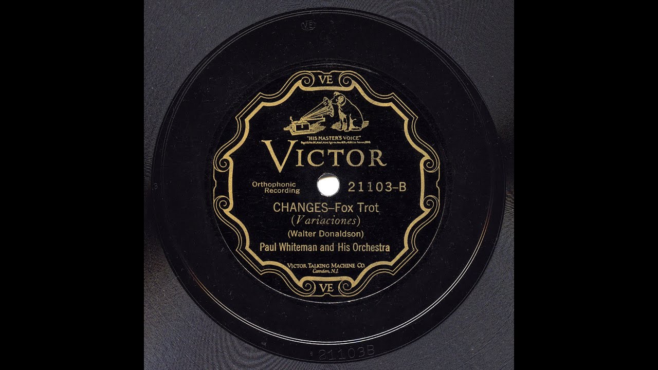 Paul Whiteman And His Orchestra - Changes, take 3 (BIX!!)