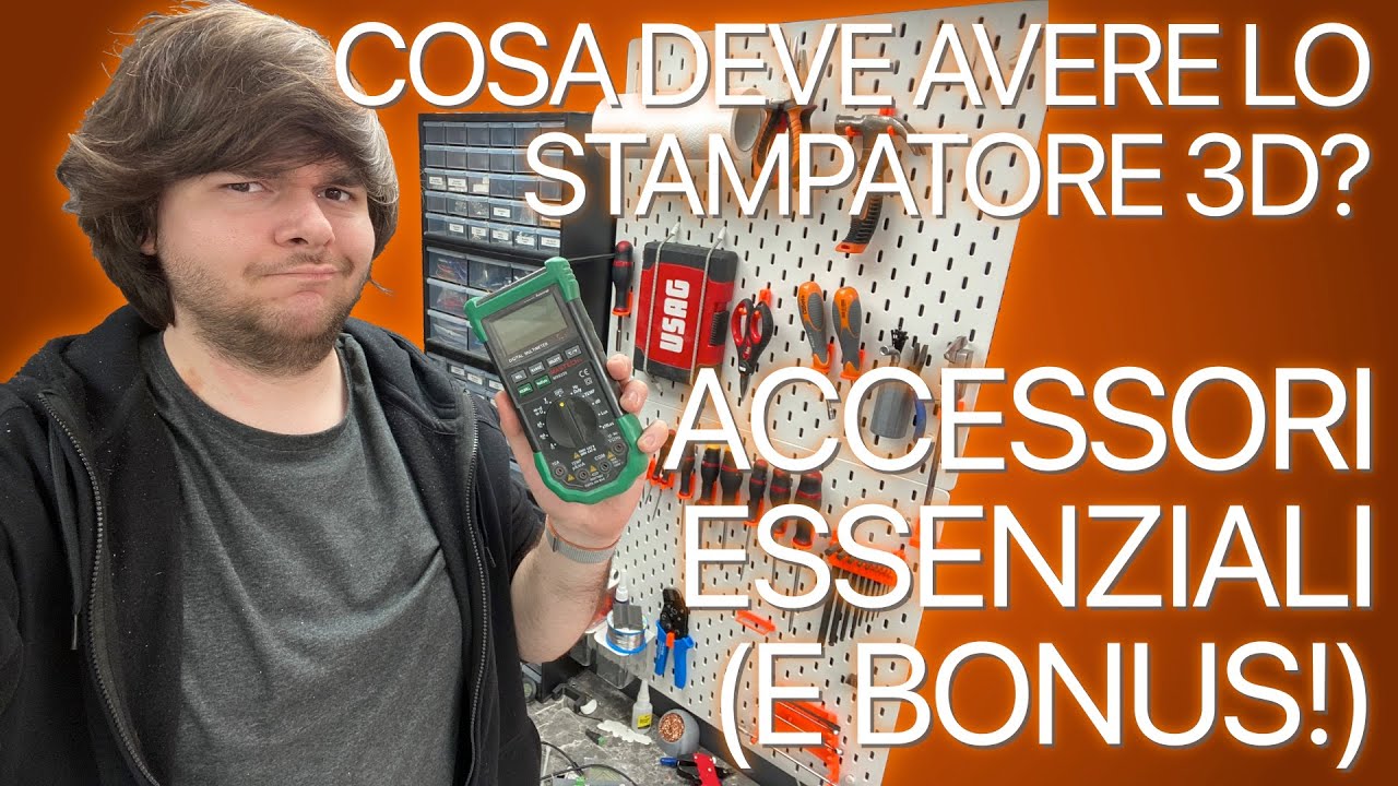 Quali sono gli attrezzi/accessori ESSENZIALI per chi stampa in 3D?
