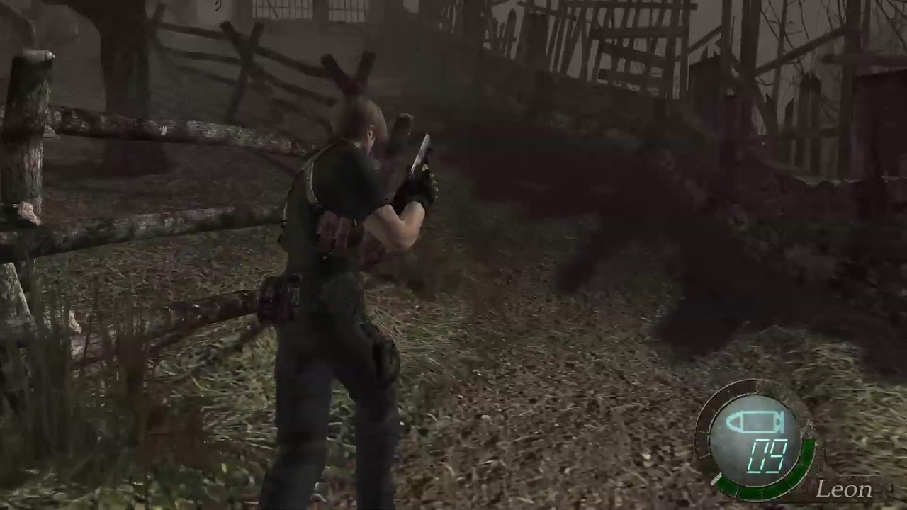 Resident Evil 4 profesional pistola y cuchillo no damage sin buhoneroPS5