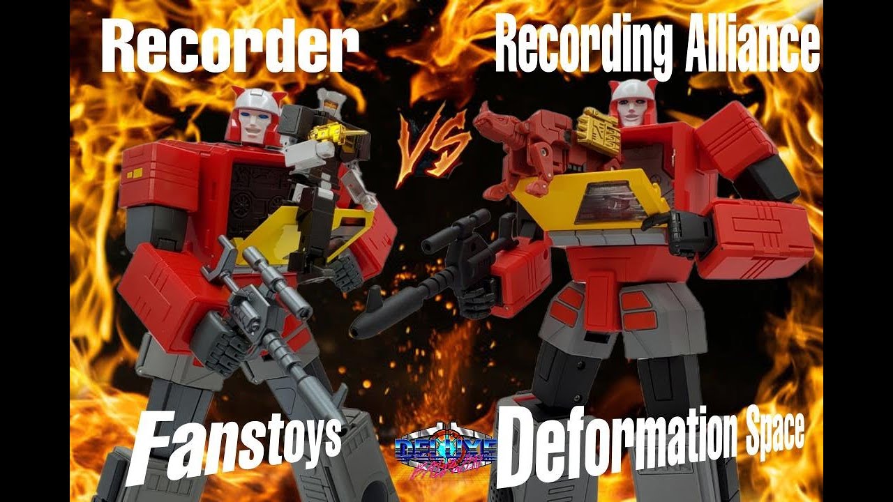 Who Wins? Fanstoys Recorder VS Deformation Space Recording Alliance. (Blasters)