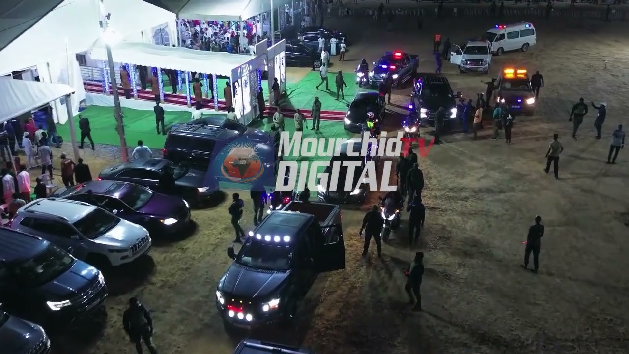 🔴Revivez les images inédites du Drone durant la nuit du Mawlid 2025 au Champs de Courses