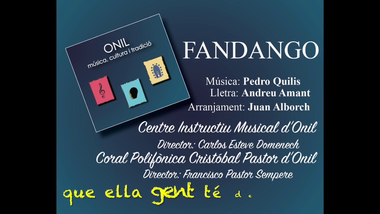 Fandango d'Onil- Pedro Quilis / Andrés Amat