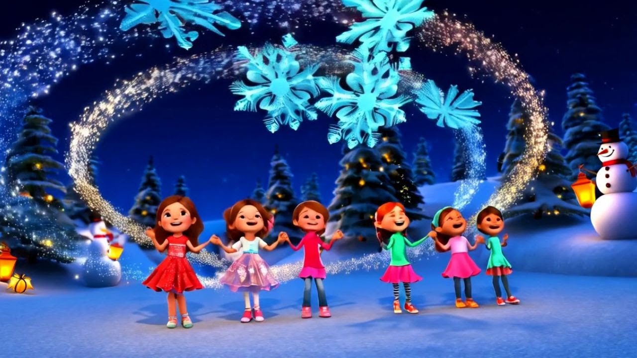 Snowflakes Are Dancing ❄️💃 | A Magical Winter Song for Kids