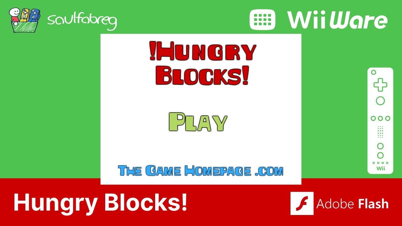 Hungry Blocks! (Adobe Flash) | WiiWare iNJECT by saulfabreg