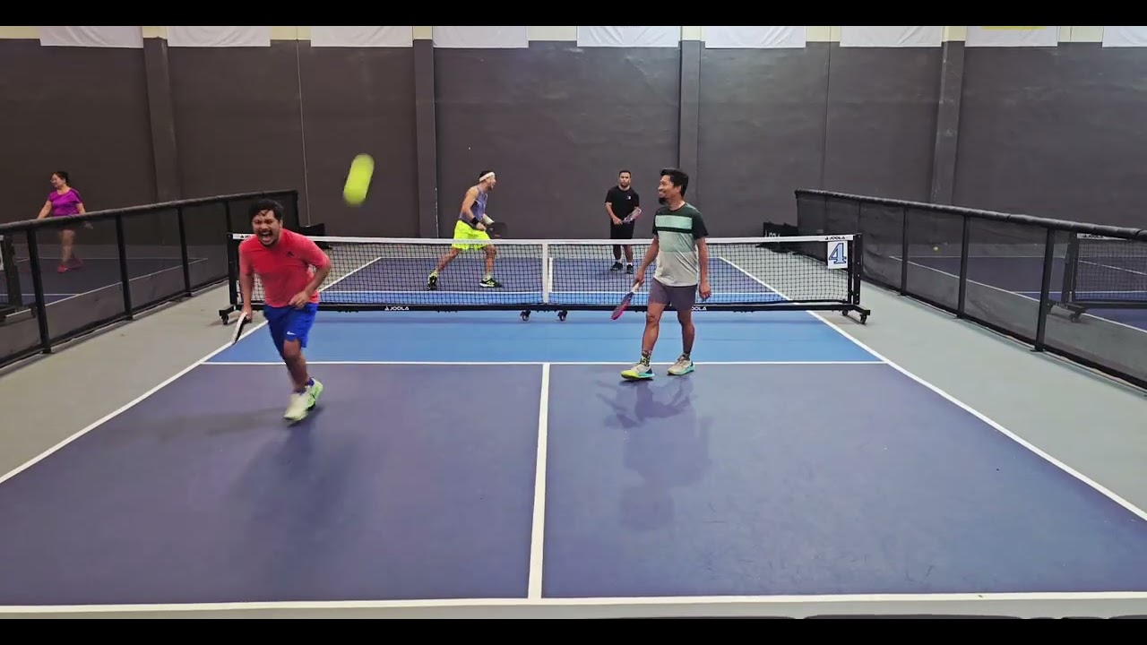 Morning grind G1 Jerson/Allen v Jade/Q #pickleball 