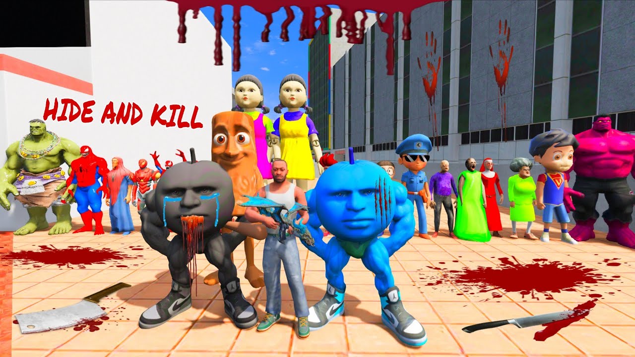FRANKLIN PLAY HIDE AND KILL IN INDIAN BIKE DRIVING 3D