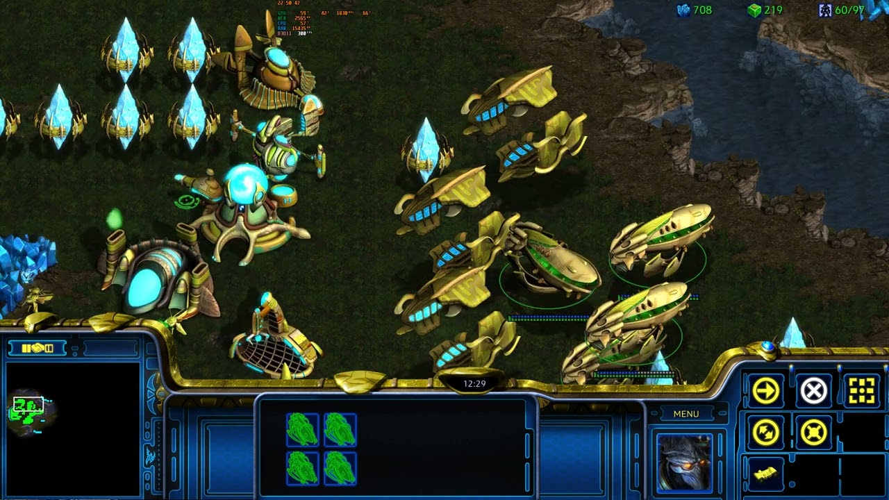StarCraft 1Protoss vs 7 Random Computers