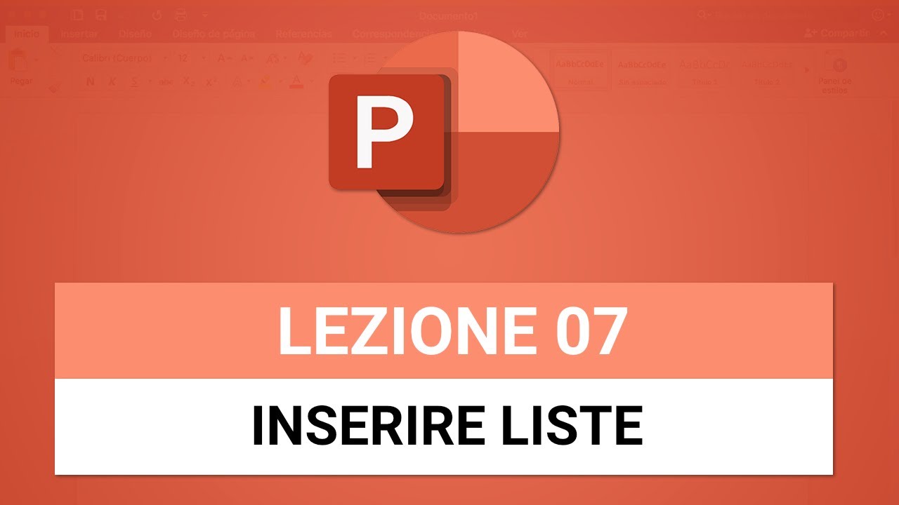 Inserire Liste Puntate e Numerate - POWERPOINT TUTORIAL ITALIANO 07