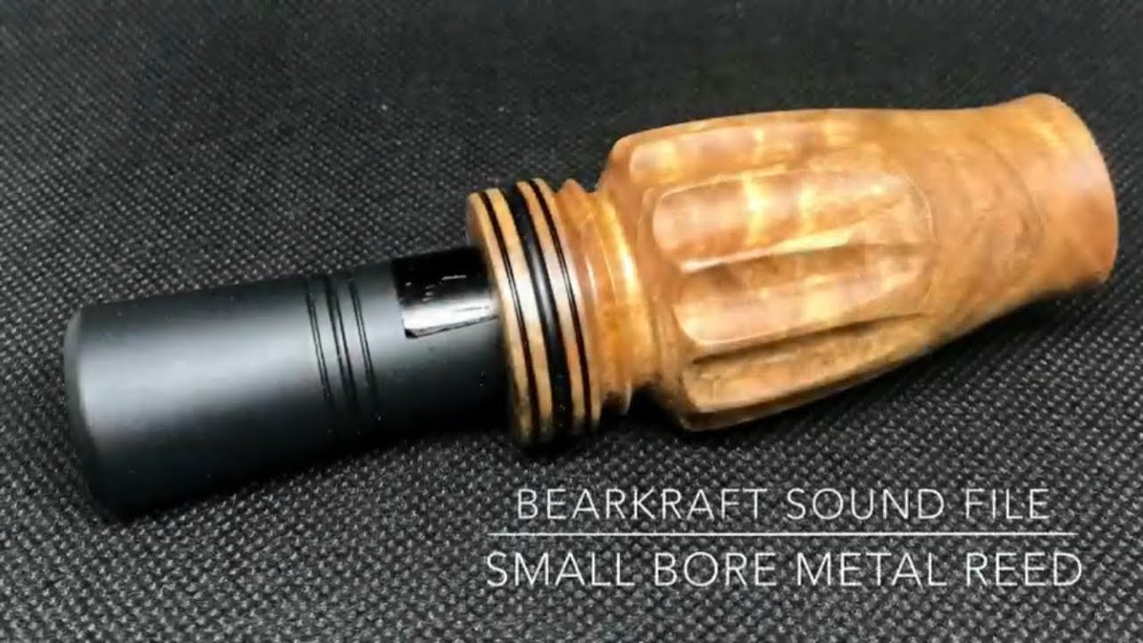BearKraft Sound File - Small Bore Metal Reed (Acrylic Insert)
