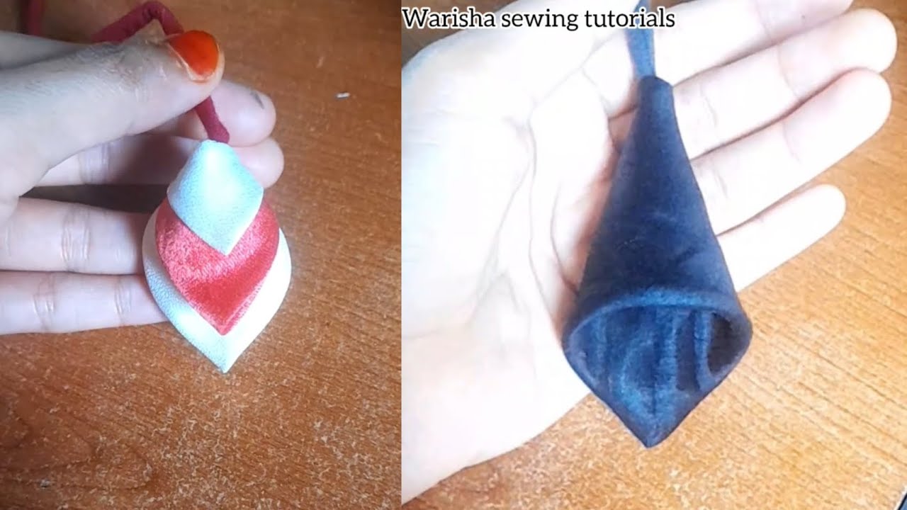 Fabric latkan stitching very easy method / beautiful latkan making tutorial 