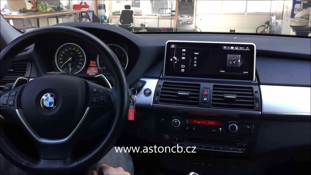 Montáž vestavěné navigace s displejem 10 a parkovací kamery s propojením do orig  systému do  BMW X6
