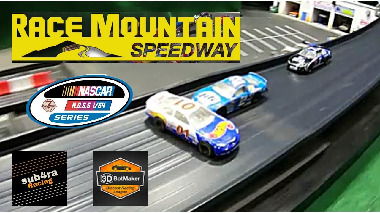 NASCAR NOSS 1/64 Racing at Race Mountain Segment Racing