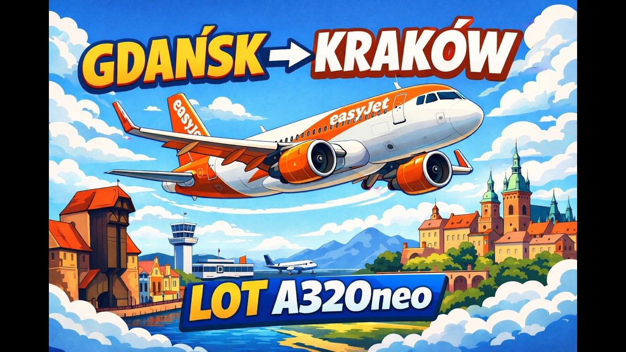 MFSM 2024 AIRBUS A320 NEO FBW-LOT GDAŃSK-KRAKÓW