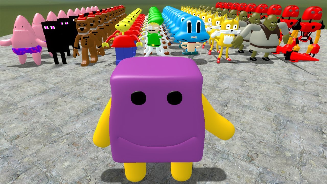 PLAYING AS NEW BIKIT BESTORS IN 3D MEMES SANIC CLONES in Garry's Mod !!!