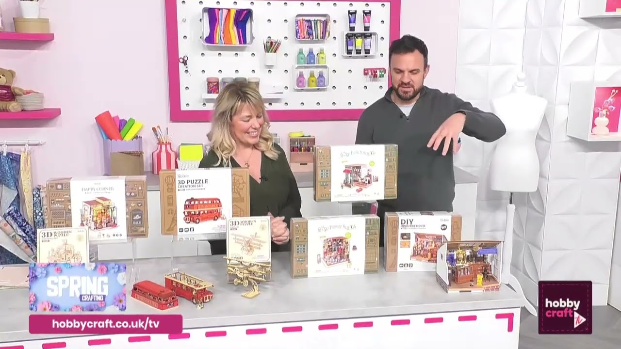 Handpicked by Hobbycraft - Rolife Miniature Houses & Puzzles!