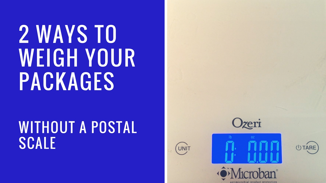2017 Flip Challenge: 2 Time and Money saving Hacks to Weigh Packages without a Postal Scale