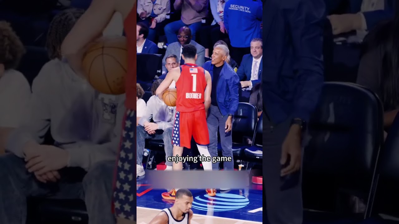 Почему #obama удалось унизить #trump на финале #nba, не сказав ни слова?#shorts