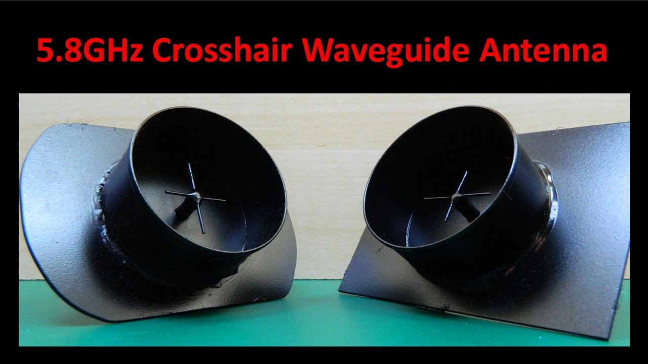 5.8GHz Crosshair Waveguide Antenna #148