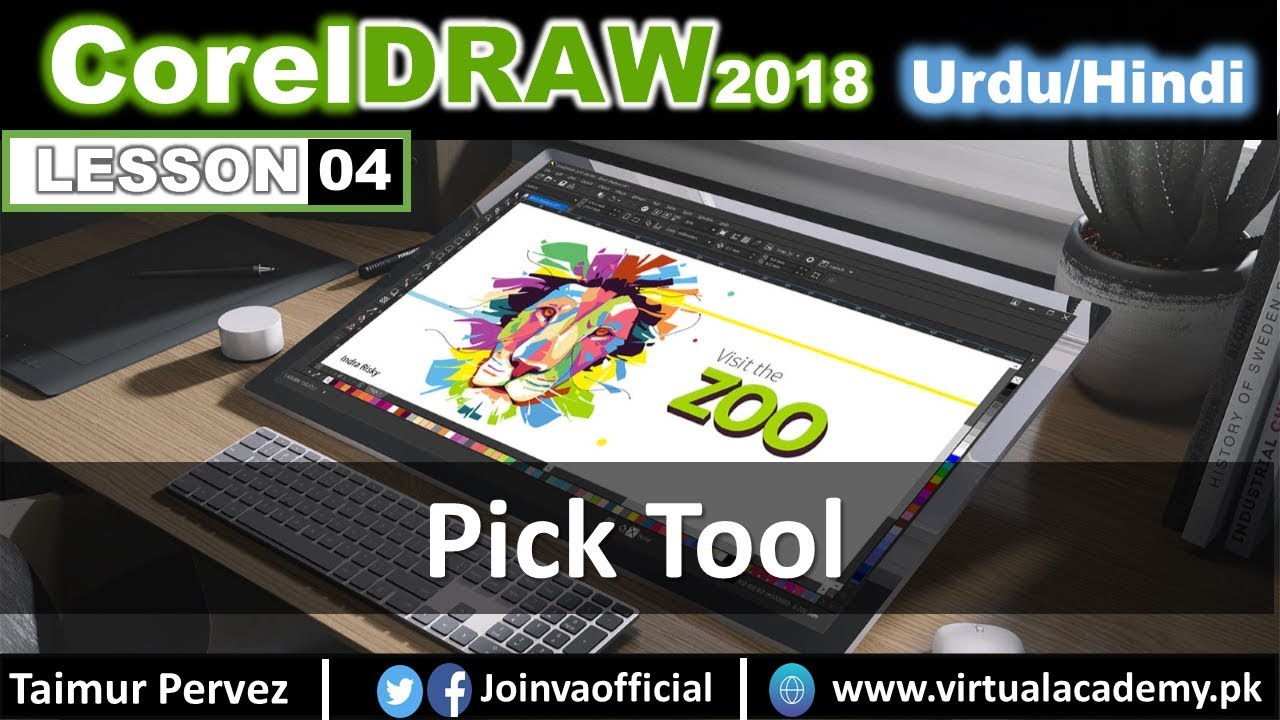 Corel Draw | Uses of Pick Tool and Freehand Pick Tool with Properties| 04