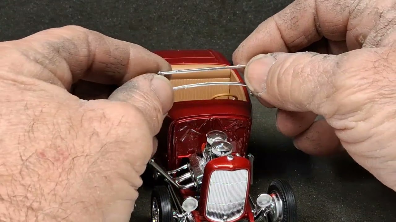 Carla and Woodys bench update Caddy and 32 roadster ugh what a mistake. 