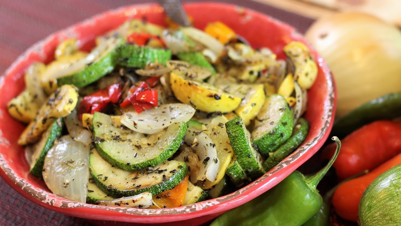 Roasted Zucchini Squash | It's Only Food w/ Chef John Politte