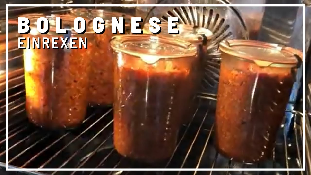 EinREXen Bolognese - Einkochen - Einmachen #gerykocht