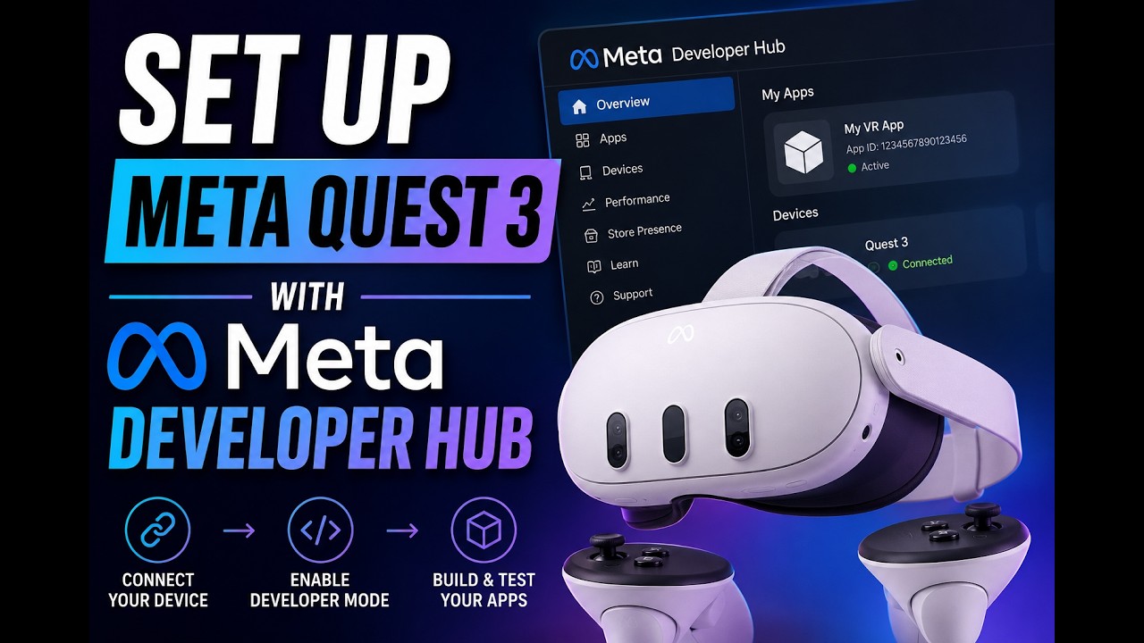 Meta quest 3 developer setup