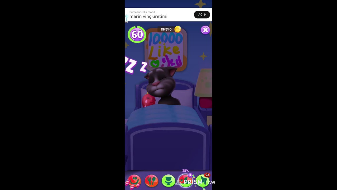 My Talking tom great video no comment#547#talkingtom #viral #funny #cat