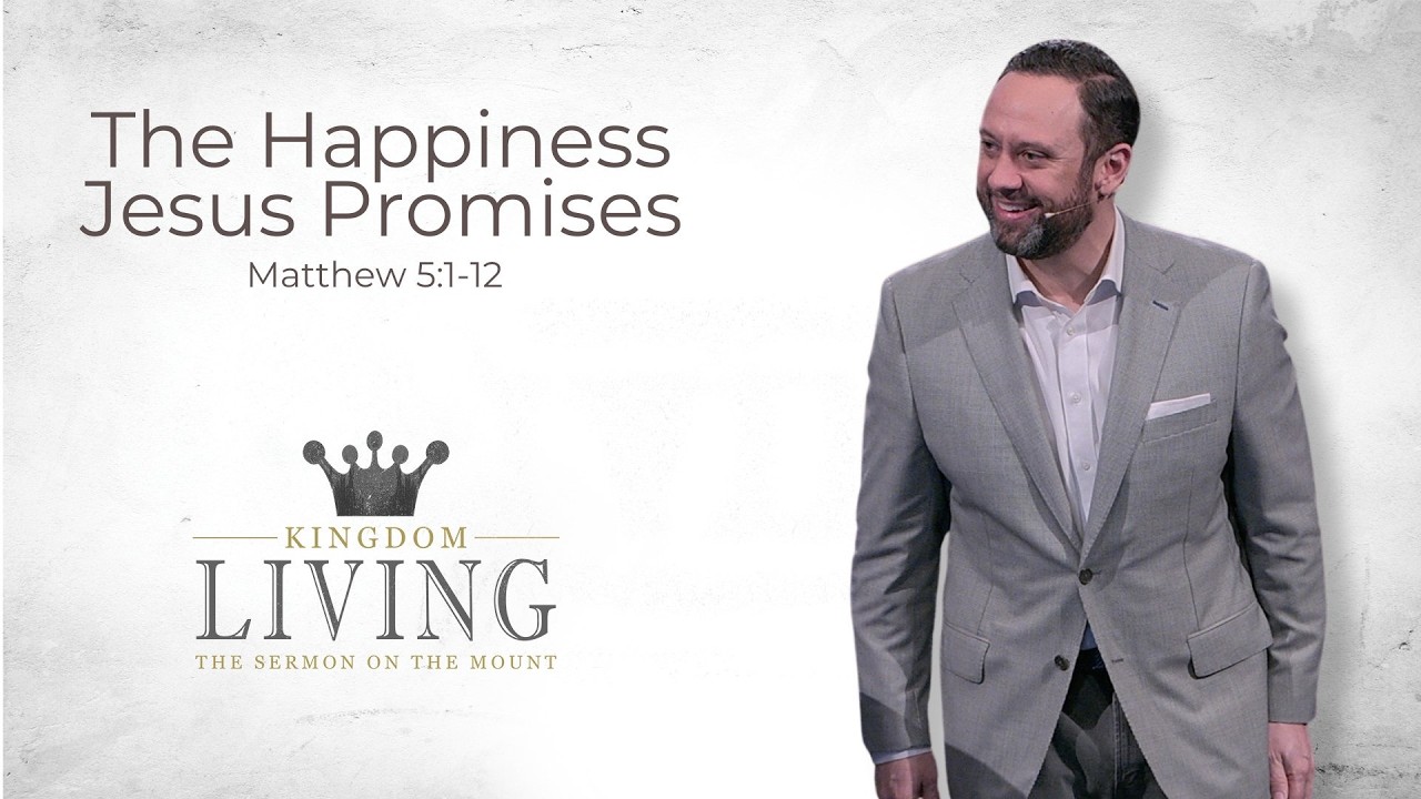 The Happiness Jesus Promises #happiness #sermononthemount #christianity