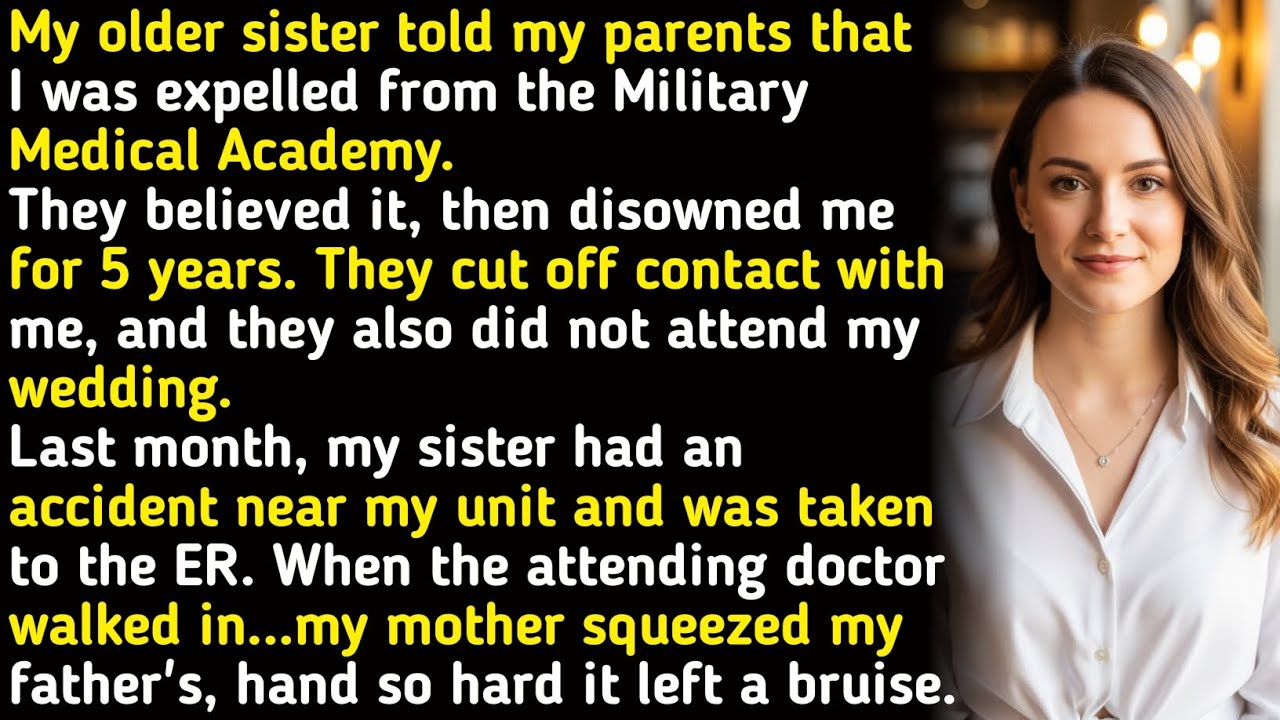 Моя старшая сестра сказала родителям, что меня исключили из Военно-медицинской академии. Они счит...