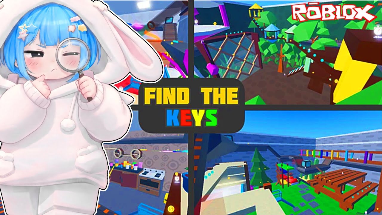 FIND THE KEYS! I FOUND ALL THE SECRET KEYS IN THIS GAME | ROBLOX | 4K