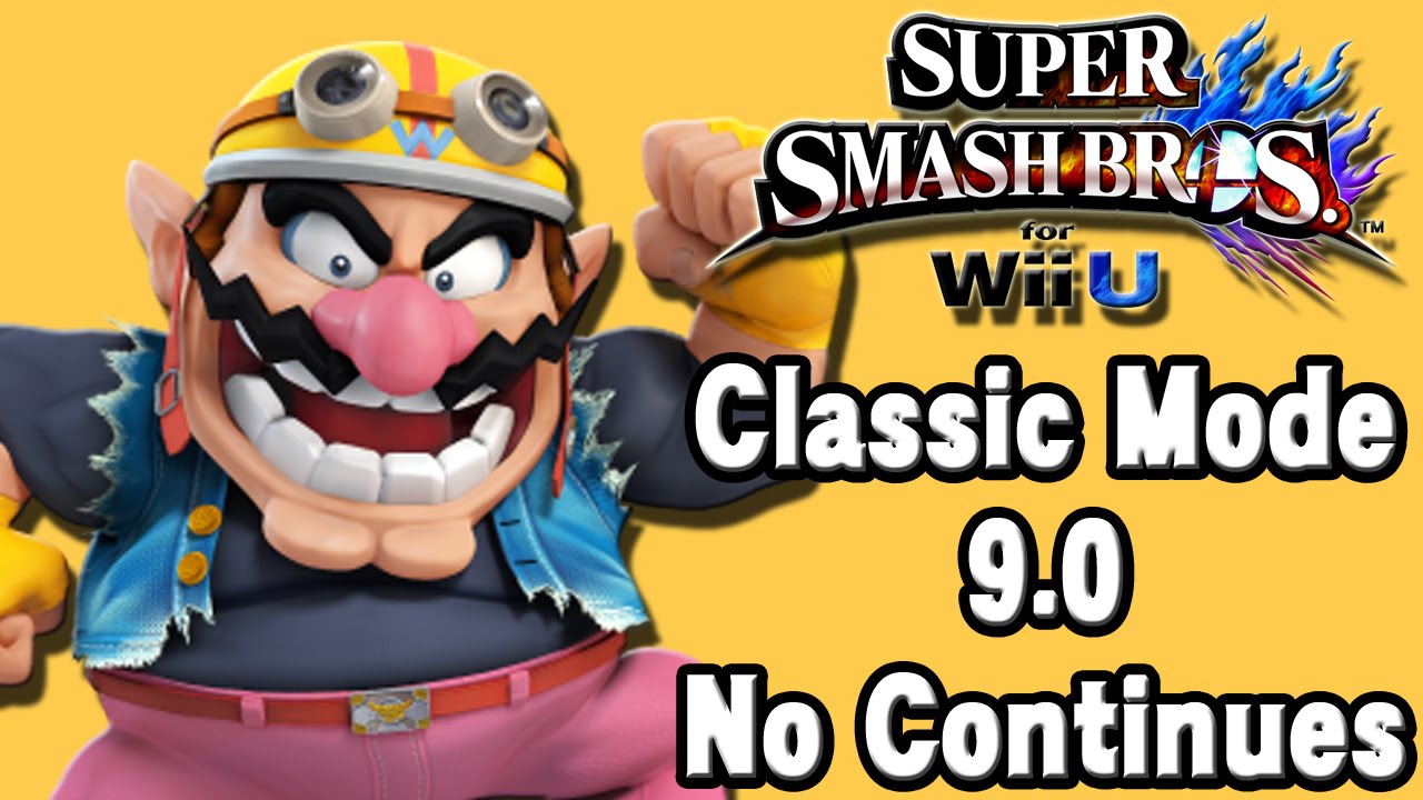 Super Smash Bros. For Wii U (Classic Mode 9.0 No Continues | Wario) 60fps