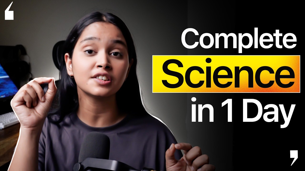 3 days MASTERPLAN that got me 97 in Science | CBSE 2026