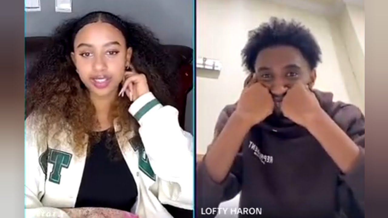 🛑 ሜላት እና ሀሮን አያየሁክ ነው ማውራት ምፈልገው🥺🥺 #habesha @lofty_haron