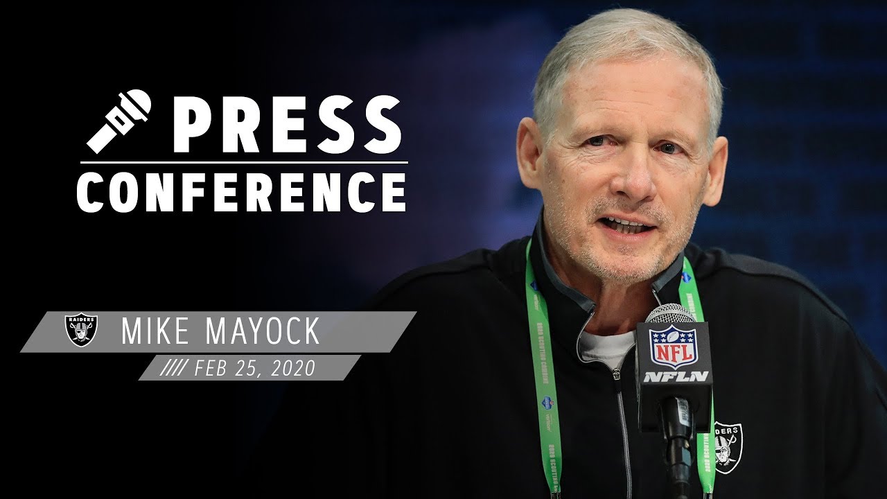 Mike Mayock Discusses 2020 NFL Draft & Free Agency | Las Vegas Raiders