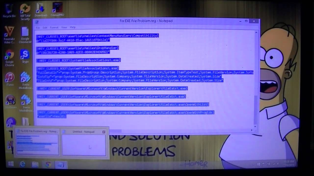 Как исправить открытие программ в блокноте