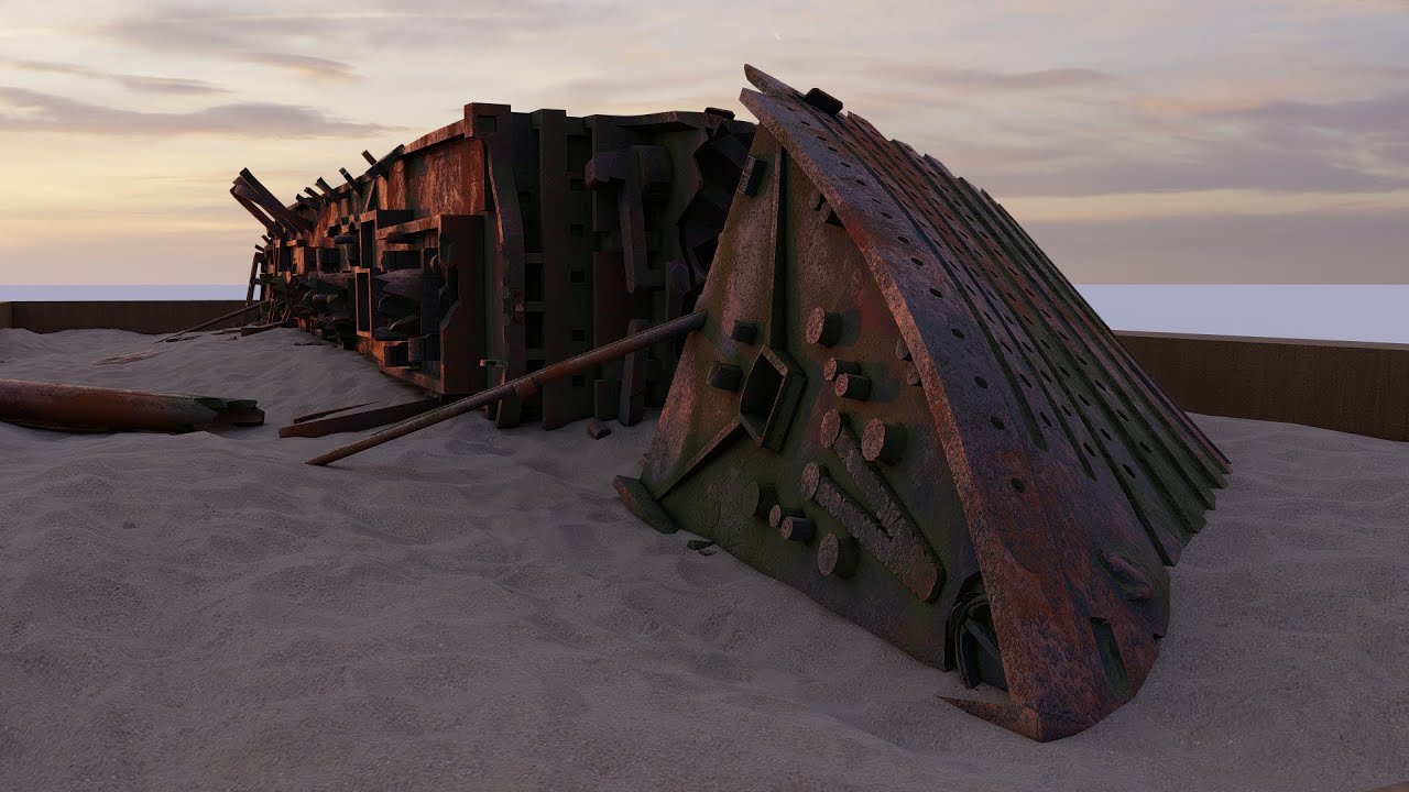 HMHS Britannic Wreck for 3D Printing (FREE)