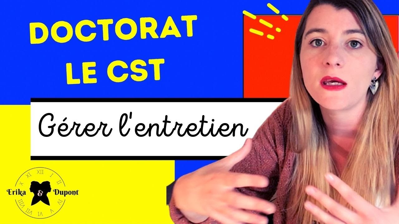 DOCTORAT : LE COMITÉ DE SUIVI DE THESE | C'EST QUOI ? COMMENT LE PREPARER ?  🎓🏆