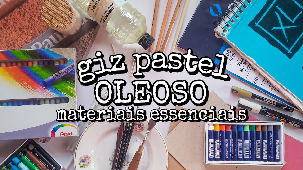 GIZ PASTEL OLEOSO | dicas de materiais para começar a pintar