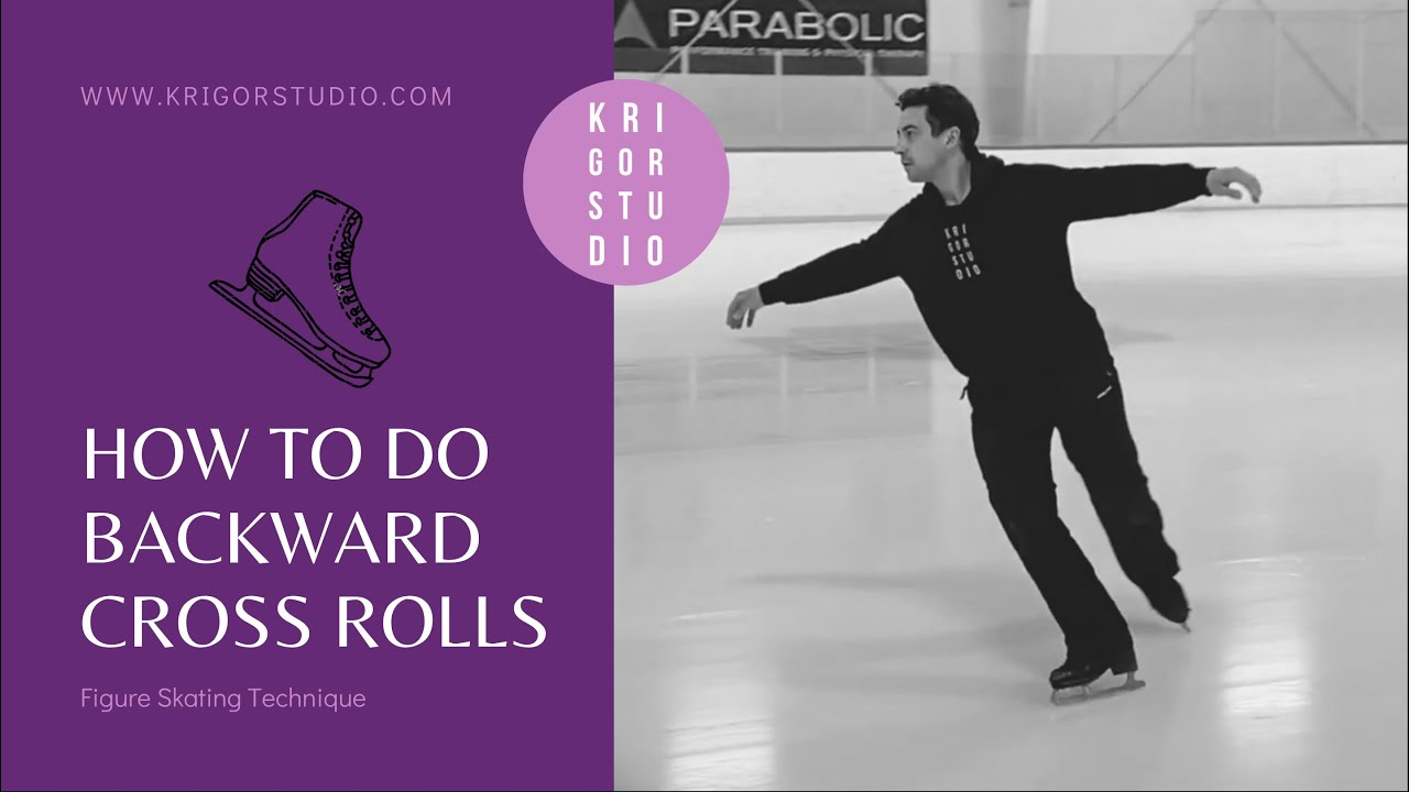 How to do Backward Cross Rolls - Figure Skating Techniques
