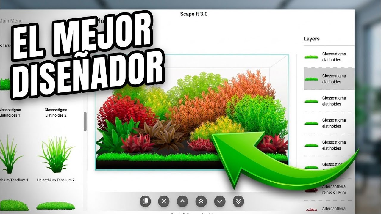 La Mejor Herramienta para Diseñar Acuarios Plantados sin Mojarse las Manos | Scape It 3.0 Mejorada!